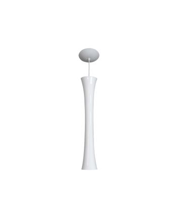 Lustre Pendente Pequim Gde 1 Lamp E27 Branco - 3108 GDE BR