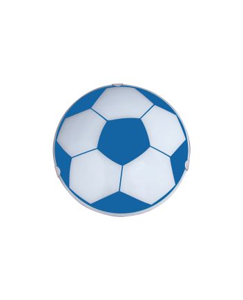 Luminária Plafon Redondo Peq 30cm Bola Azul - 1305 PEQ AZ