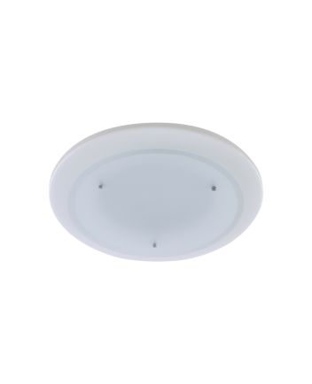 Luminária Plafon Milano Redondo Peq 30cm 2lamp E27 Branco - 1102 PEQ BR