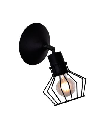 Luminária De Parede Arandela Aramado Mini Diamante Preto - 3007/AR PT