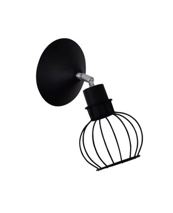 Luminária De Parede Arandela Aramado Mini Esfera Preto - 3008/AR PT
