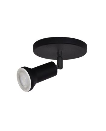 Luminária Spot Sobrepor Canopla Red 1 Gu10 Mr16 Preto - 6012/1 PT