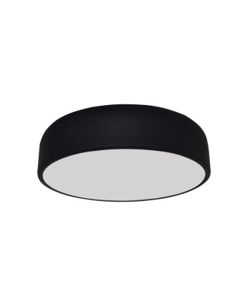 Luminária Plafon Moon Peq 30cm 2 Lamp E27 Preto - 1106 PEQ PT