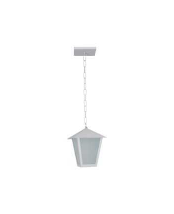 Lustre Pendente Colonial Quadrada Branco - 1480 BR