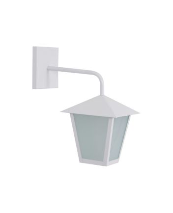 Luminária De Parede Arandela Colonial Quadrada Branco - 1480/AR BR