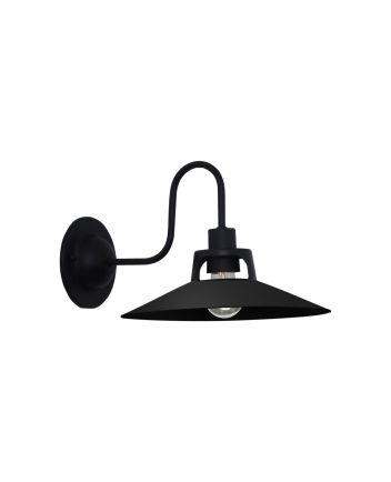 Luminária De Parede Arandela Retrô 1 Lamp E27 Preto - 3141/AR PT