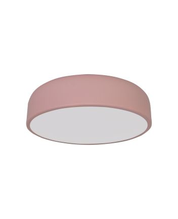 Luminária Plafon Moon Peq 30cm 2 Lamp E27 Rosê Fosco - 1106 PEQ RSF