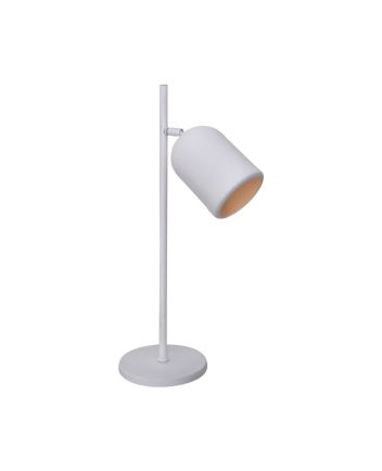 Luminaria De Mesa Anny 1 Lamp E27 Branco C/ Gold - 3106 LUM BR/GLD