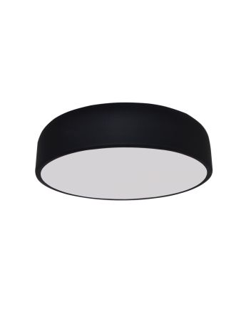Luminária Plafon Moon Med 40cm 3 Lamp E27 Preto - 1106 MED PT