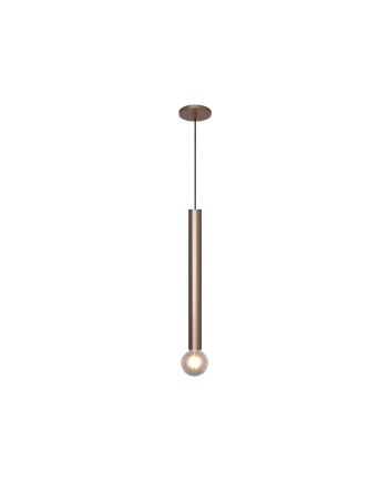 Lustre Pendente Slim Gde 1 Lamp E27 Bronze Mate - 3111 GDE BZM