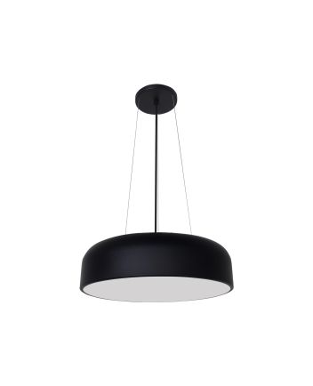 Lustre Pendente Moon 40cm 3 Lamp E27 Preto - 2106 MED PT
