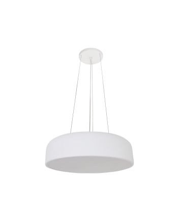 Lustre Pendente Moon 40cm 3 Lamp E27 Branco - 2106 MED BR