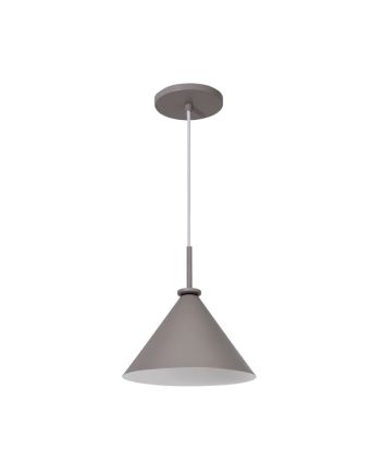 Lustre Pendente Cone Belga Peq 01 Lamp E27 Camurça - 3107 PEQ CAM