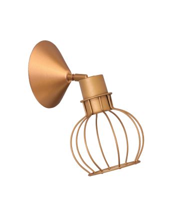 Luminária De Parede Arandela Aramado Mini Esfera Gold - 3008/AR GLD