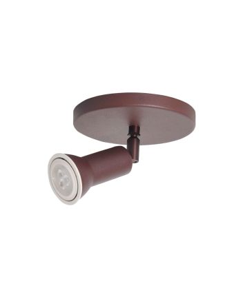 Luminária Spot Sobrepor Canopla Red 1 Gu10 Mr16 Marrom - 6012/1 MAR