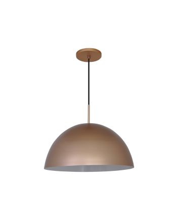 Lustre Pendente Madri 37cm 1lamp E27 Bronze Mate - 3110 MED BZM