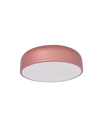 Plafon Moon 40cm 3 Lâmpadas E27 Rosê - 1106 MED RSE