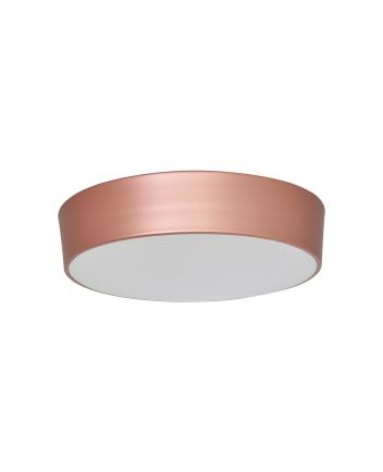 Plafon Nevada 37cm 3 Lâmpadas E27 Rosê - 1108 MED RSE
