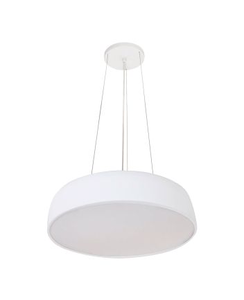 Pendente Moon 40cm 3 Lâmpadas E27 Branco - 2106 MED BR