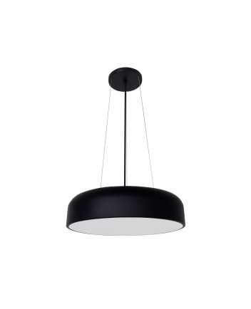 Pendente Moon 40cm 3 Lâmpadas E27 Preto - 2106 MED PT
