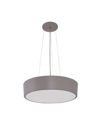 Pendente Nevada 37cm 3 Lâmpadas E27 Camurça - 2108 MED CAM