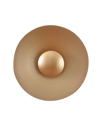 Arandela Lótus Luz Indireta Led 2200Lm 3000K 18W - 3021/AR GLD