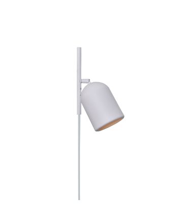 Luminária De Parede Arandela Anny 1 Lamp E27 Branco/gold - 3106/AR BR/GLD