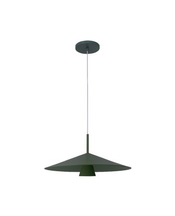 Pendente Lótus 450mm 01 Lâmp Mr16 - Verde Militar