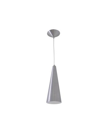 Lustre Pendente Turim 1 Lamp E27 Escovado - 3123 ESC