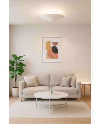Plafon Lótus Luz Indireta 450Mm 2 Lâmp. E27 - 3130 MED BR