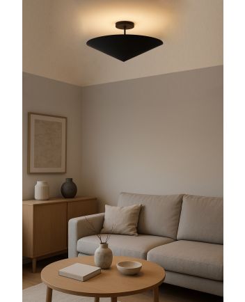 Plafon Lótus Luz Indireta 450Mm 2 Lâmp. E27 - 3130 MED PT