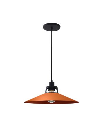 Pendente Retrô 01 Lâmp E27 Preto c/Cobre - 3142 PT/CB