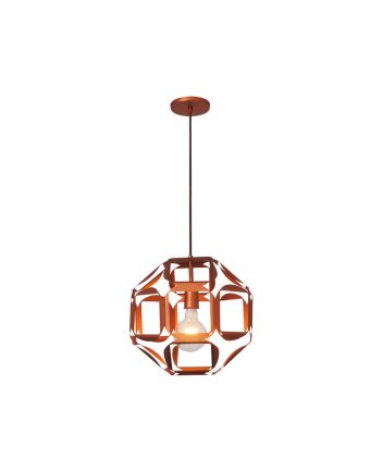 Pendente Órion 01 Lâmp E27 Cobre - 3145 CB