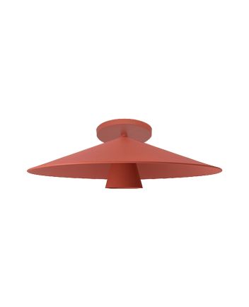 Plafon Lótus 450mm 01 Lâmp GU10 Terracota - 3170 MED TRC