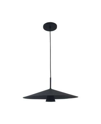 Pendente Lótus 45cm 01 Lâmp GU10 Preto - 3171 MED PT