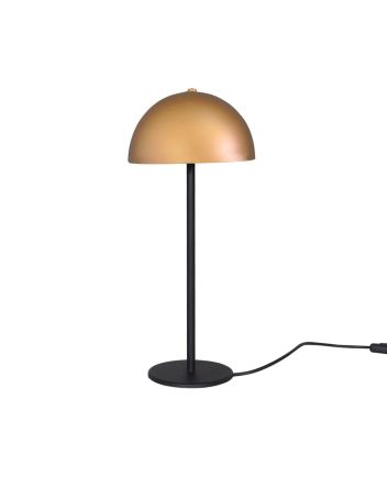 Luminária de Mesa Milão 2 Lamp G9 Preto c/Gold - 3202 LUM PT/GLD