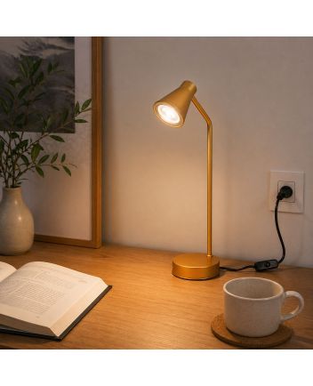 Luminária de Mesa Articulada Pixel 1 Lamp GU10 MR16 - 3205 LUM GOLD