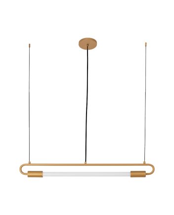 Pendente Industry Tube Horizontal 1 Lamp T8-60 - 3213 GLD