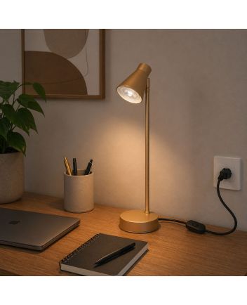 Luminária de Mesa Pixel Artticulada 01 Lamp GU10 MR16 - 3215 LUM GLD