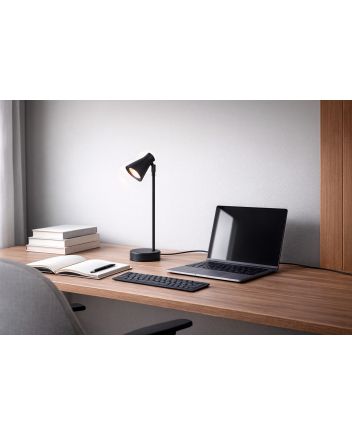 Luminária de Mesa Articulada Pixel Reta 01 Lamp GU10 - 3215 LUM PT