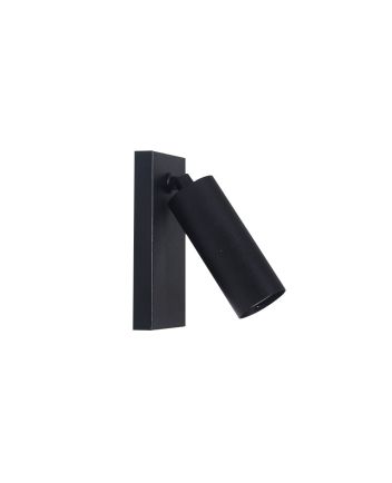 Arandela Slim Articulada com Canopla 01 Lâmp MR11 Preto - 5011/AR PT