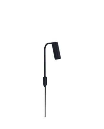 Arandela Slim Articulada com Haste 01 Lâmp MR11 Preto - 5013/AR PT