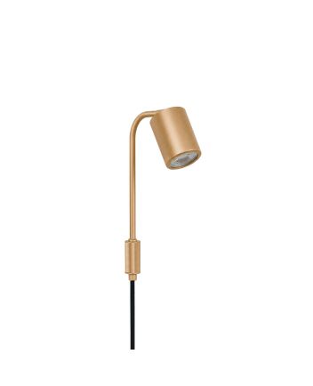 Arandela Slim Articulada com Haste 01 Lâmp MR16 Gold - 5014/AR GLD