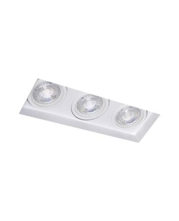 Luminária Spot Embutir Noframe 03 Gu10 MR16 BR - 5051/3 BR