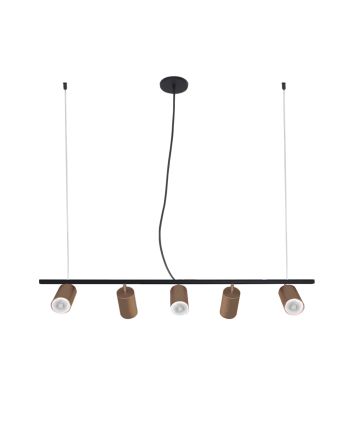 Pendente Trilho 05 Lamp E27 Par20 Bronze Mate