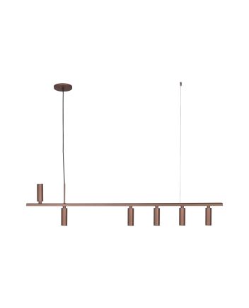 Pendente Living p/06 Lâmp. Gu10 Bronze Mate - 6008/6 BZM