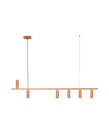 Pendente Living p/06 Lâmp. Gu10 Cobre - 6008/6 CB