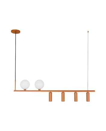 Pendente Aurora P/6 Lâmp. Cobre - 6010/6 CB