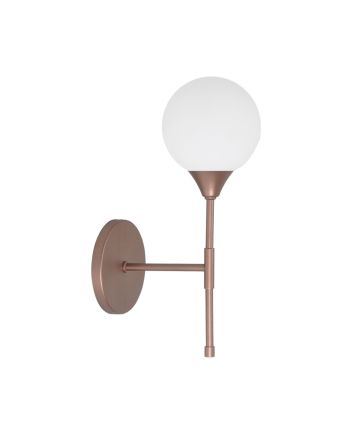Arandela Aurora com Globo de Vidro p/1 Lâmp. G9 - 6010/AR BZM