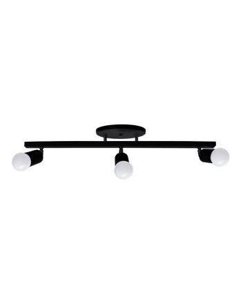 Luminária Spot Trilho 3 Lamp E27 Preto - 6013/3 PT